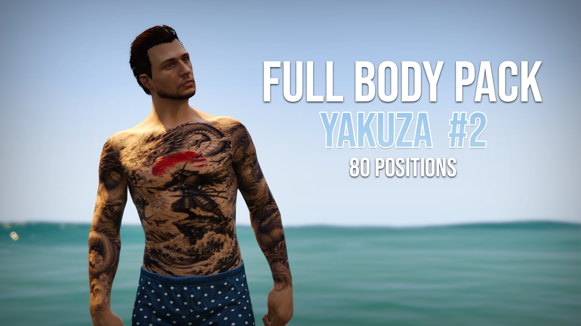 Yakuza Full Body 2 tattoo pack