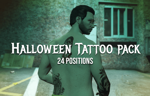 Halloween tattoo pack