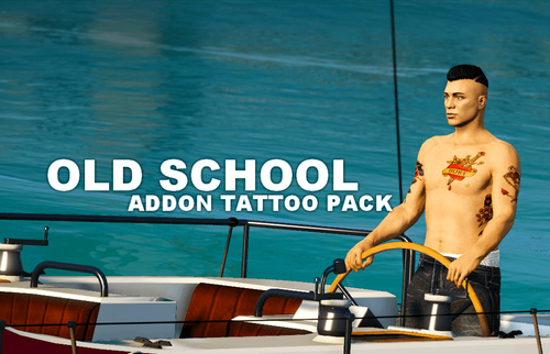 Old school tattoo pack