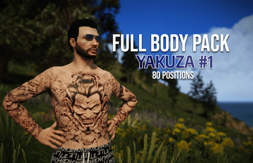 Yakuza - Full Body tattoo pack